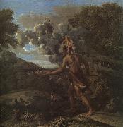 Nicolas Poussin Blind Orion Searching for the Rising Sun oil painting on canvas